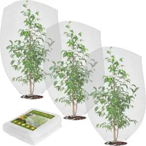 메쉬 식물 덮개 3PCS 정원 그물망 야외 토마토 벌레 정원용 새 과일 나무 x 2.6피트