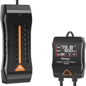 하이거 수족관 히터 300W 500W 800W 1000W 1200W 지능형 자동 전원 차단 시스템을 갖춘 대형 조절식 어항