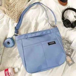 남자크로스백 캐주얼 가방 고등 대 학생 크로스 백 라이트블루 남자크로스백
