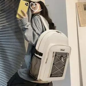 스트링 포인트 캐주얼 백팩 숄더 가방 남녀 공용 데일리용 미니백 여성백팩 쇼퍼백