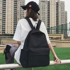 남녀공용 심플 데일리 가벼운 백팩 학생용 캐주얼 여행용 가방 여성오피스백팩 멀티백팩