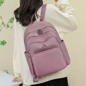 여성 직장인 출퇴근용 심플 백팩 대학생 경량 데일리 가방 40대백팩 투웨이백팩