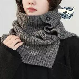 따뜻한 겨울 니트 목폴라 넥워머 여성용 데일리 방한넥워머