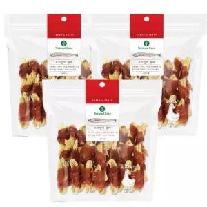 네츄럴코어 오리말이 황태 220g x 3개 애견간식