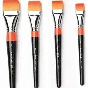 평붓 화홍 8호 모평 수채화 전문가용 미술용 붓 화홍평붓8호 평붓8호