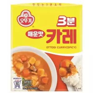오뚜기 3분 카레 매운맛 200g 24개