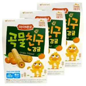 아이배냇 곡물친구 감귤 40g 3개
