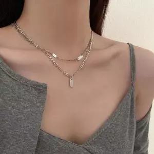 레이어드 체인 목걸이 레이어드목걸이 체인목걸이 메달목걸이 두...