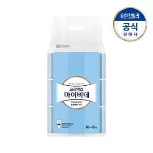 크리넥스 마이비데 클린케어 미니 번들팩 10매X6팩