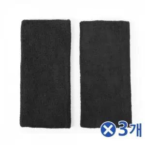 따듯한 겨울용 밴드타월 무릎보호대-블랙x3개