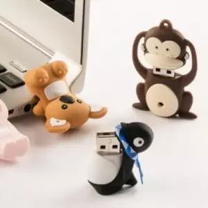 휴대용 동물 애니멀 미니 실리콘 USB 메모리 유에스비
