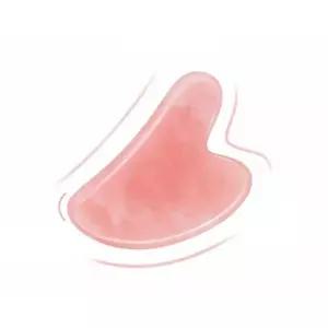 [RIZPICK]핑크 하트 수지 괄사 얼굴 바디 림프 마사지기