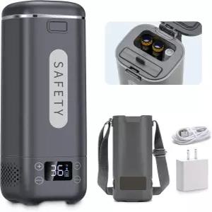 충전식 인슐린 쿨러 여행용 케이스 TSA 승인 USB 및 온도 표시 기능이 있는 휴대용 전기 냉장고
