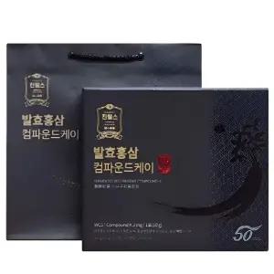 진웰스 컴파운드K 스틱 10g x 30포 국내산 6년근 발효 홍삼액 부모님 건강 선물세트 감사 홍삼 선물