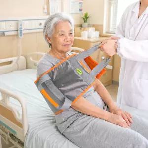 환자 자세 변경 벨트 노인 어르신 장애인 슬라이딩 시트 기립 뒤집기 들것 간병 일으키기 이송 견인 스트랩