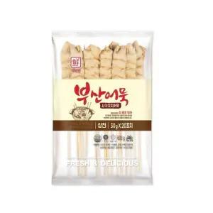 사조대림 냉동 사각 꼬치어묵 600g (30g 20개입) 꼬지 접사각 포장마차 어묵