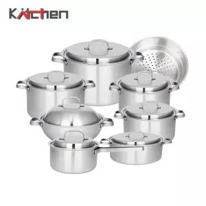키친아트 네오 통5중 인덕션 스텐냄비 16편수 18CM 24CM 20전골 24전골 선택형