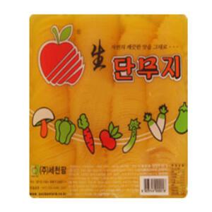 세천팜 슬라이스 반달 단무지 2.8kg x 1개입