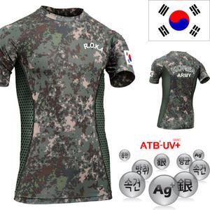 어택존 국산 반팔 쿨론 실버 ATB 3D ROKA 디지털 티셔츠 로카 군인 밀리터리 기능성 면 반 코리아 아미 티