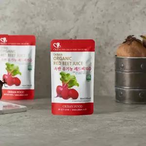 옥반식품 유기농 레드비트즙 비트주스 80ml x 30포 x 3박스(총 90포)