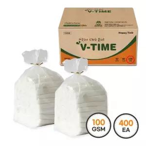 그린위생 업소용 덕용물티슈 비타임 100g 400매