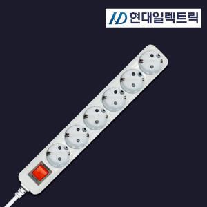 현대 이동식 멀티콘센트 멀티탭 6구 1.5m