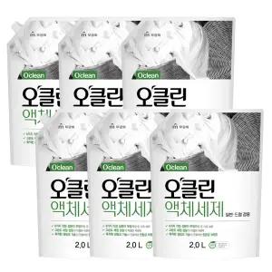 [무궁화] 오클린 액체세제 2L(리필) x 6개
