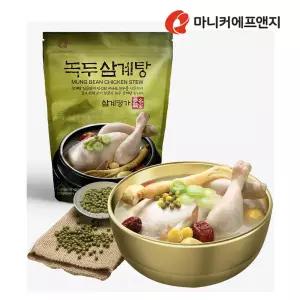 마니커-녹두 삼계탕900gx4봉/냉장보관/간편식/보양식/선물/하림/참프레