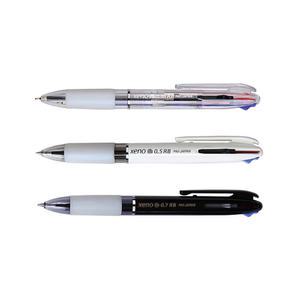 제노 3색 볼펜 RB 삼색볼펜 저점도 잉크 부드러운 필기감 1갑 12개입