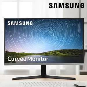 삼성전자 27인치 컴퓨터 모니터 LC27R502FHKXKR 커브드 슬림베젤 사무용 가정용