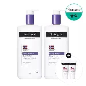 뉴트로지나 비져블리 리뉴 바디로션 450ml x2 + 증)시카에멀전 15ml x2