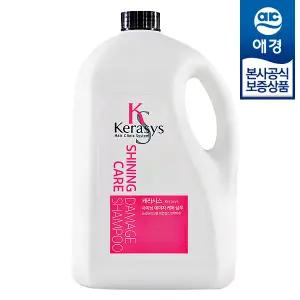[애경] 케라시스 샤이닝 데미지 케어 샴푸/린스 4L x1개 +펌프증정