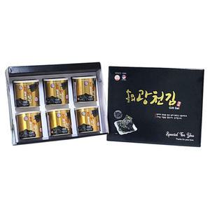 김선물세트 6캔 깡통김 캔김 명절 선물세트 아이들반찬 설날 단체