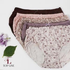 탑라인 레이온 면스판 메모리 여성 맥시팬티 5P 세트/30대/40대/50대/60대팬티