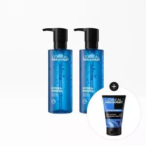 [로레알파리] 맨 이드라파워 쿨링 올인원 120ml 2개+클렌징폼 50ml