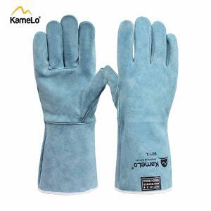 카멜로 손등 통가죽 우피 용접장갑 작업 현장 오지내피 901-L (5pcs)