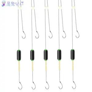 이스니 외통낚시바늘 엉킴방지봉포 2본5조 민물 용왕낚시