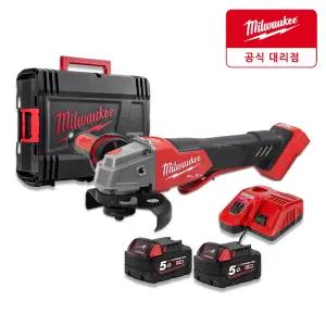 밀워키 M18 FSAGV100XPDB-502X 18V 그라인더 5.0x2개