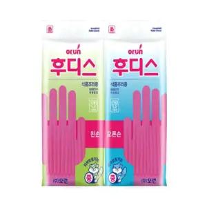 후디스 한손 고무장갑 왼쪽 오른쪽 대 중 라텍스 김장 설거지