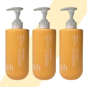 암웨이 바디로션 400ml 3개 너리쉬 G&H 바디로션 보습 피부보호