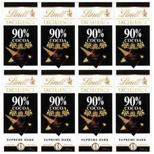 린트 엑설런스 다크 90% 100g x 8개 / 초콜릿 간식