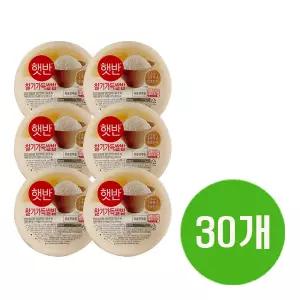 씨제이 제일제당 햇반/ 찰기가득쌀밥  백미밥 200g x 30 개 / 즉석밥