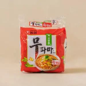 농심 무파마탕면 4입