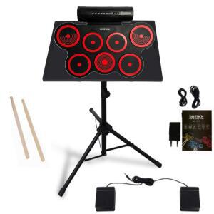 삼익악기 전자드럼 SERD-1 PLUS 스탠드 세트 블루 1개