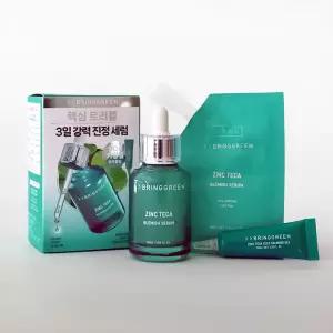 브링그린 징크테카 트러블 세럼 50ml+25ml리필(+ S.O.S 스팟 젤)