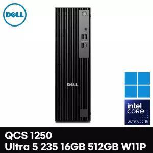 델컴퓨터 Pro Slim QCS1250 Ultra5-235탑재 최신 AI데스크탑 슬림형본체 미니PC 윈도우11프로 고성능
