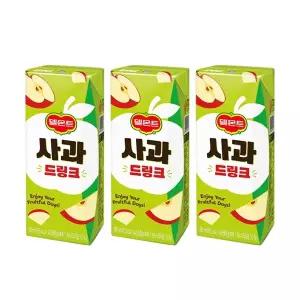 델몬트 사과 드링크 190ml/ 10팩
