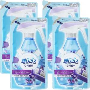 페브리즈 섬유탈취제 라벤더유칼립투스향 리필 320ml 4개