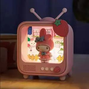 뽀사사 산리오 마이멜로디 TV 피규어 무드등 2탄 1개 캐릭터 선물 수면 취침등 미니 조명 아이방