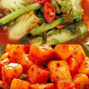 시원한 열무김치 2kg + 아삭한 깍두기 2kg 실속세트
